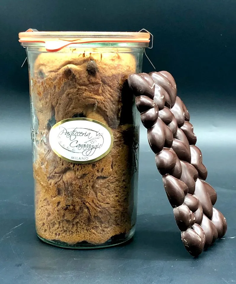 Panettone in vaso al cioccolato, formato grande